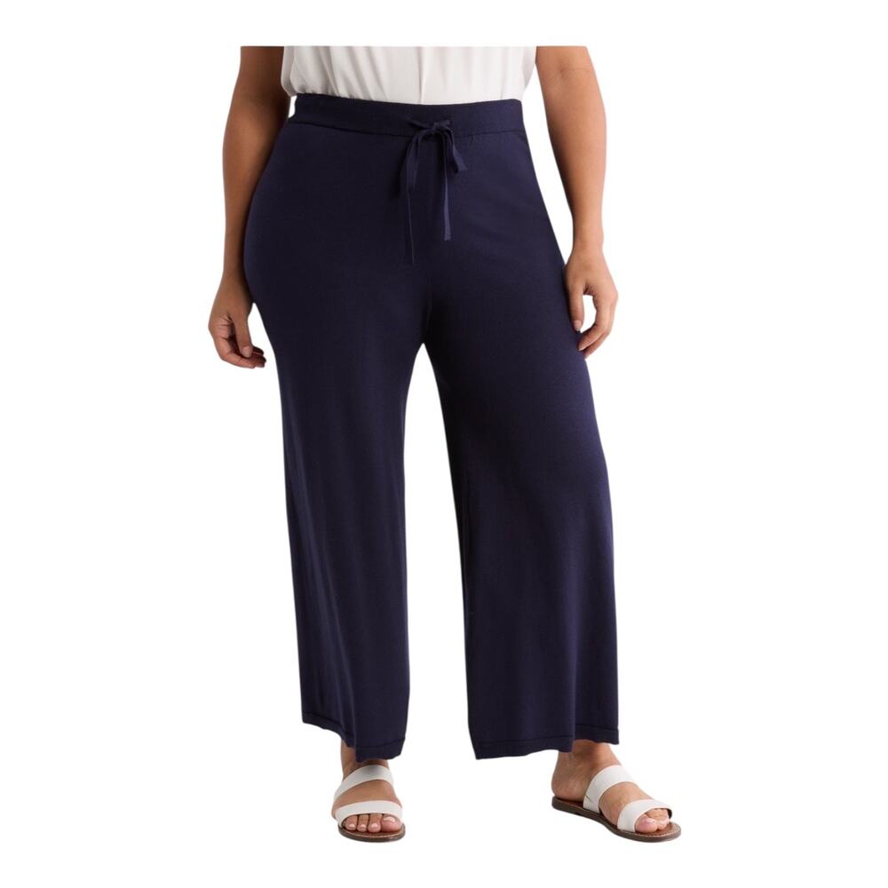 Max Studio Fine Gauge sweater pants blue size 3X